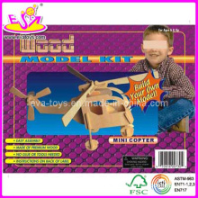 Wooden Copter Toy, Need to Be Assembled (WJ276589)